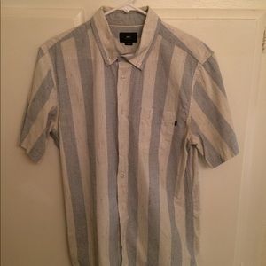 OBEY Men’s Button Up woven short sleeve shirt